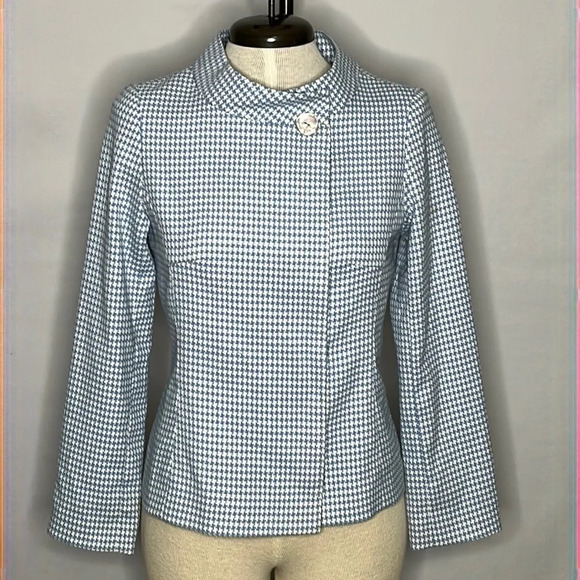 Wanko Houndstooth Cropped JacketBlazer- Size Small (34) - Picture 1 of 7
